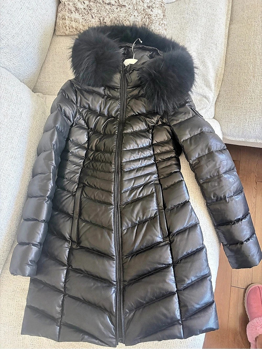 Rudsak malefique x M Down Parka Black Puffer Coat xs